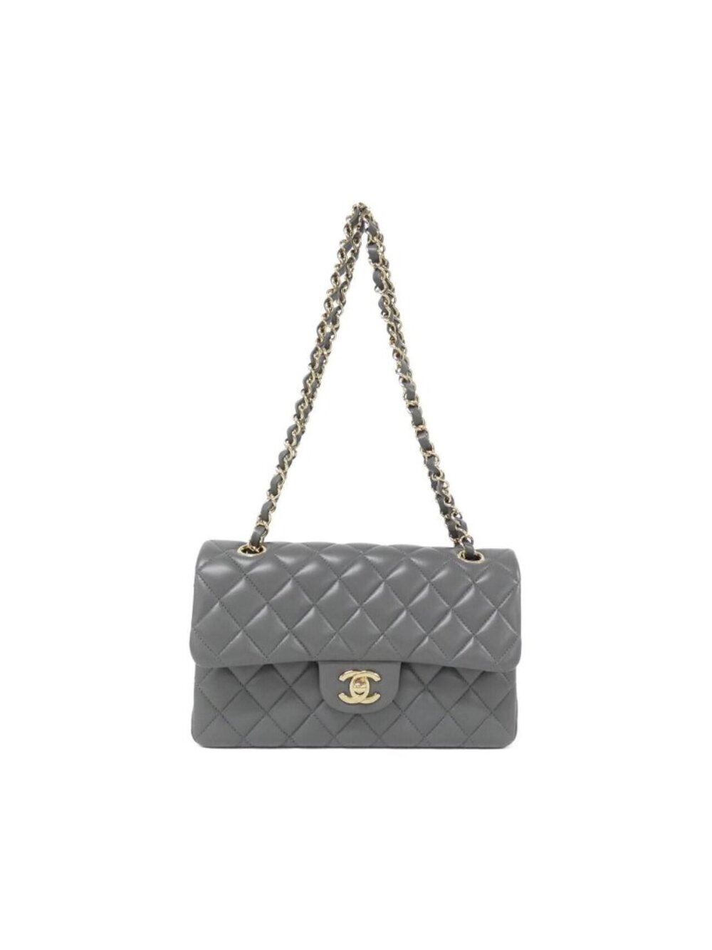 Chanel Shoulder Bag Gray